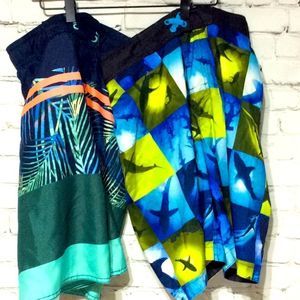 10/12 Gently Worn Swim Trunks 2 Pair